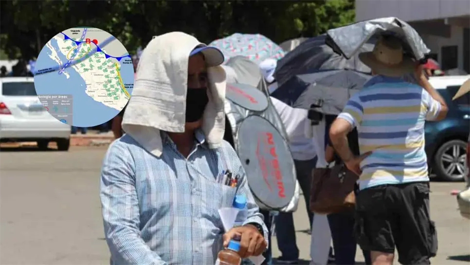 Pronostican intenso calorón con la llegada de un nuevo frente frío para Sinaloa. | FOTO: Temática.