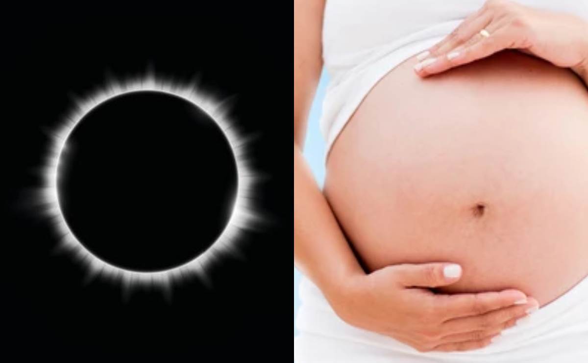 Eclipse Solar 2024: ¿Por qué las mujeres embarazadas se ponen un listón rojo?