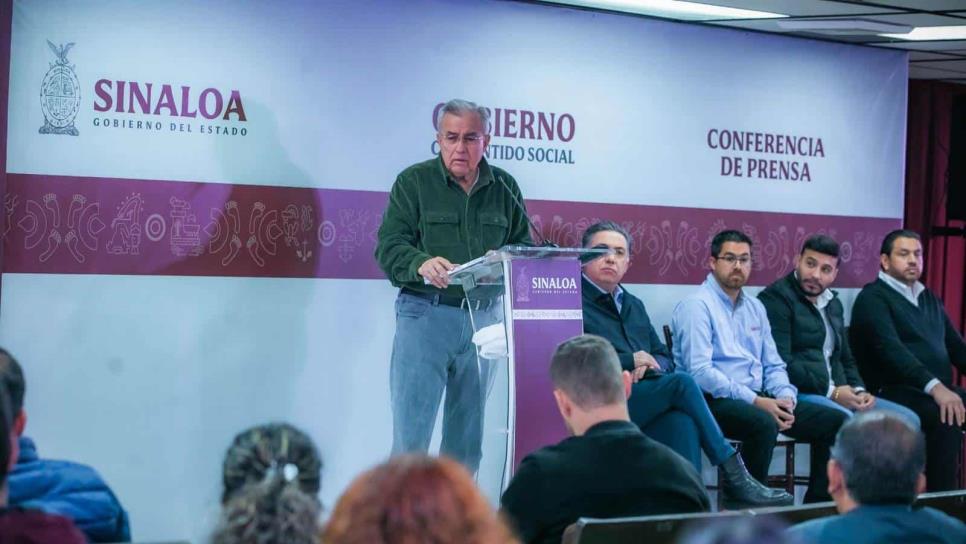 Gobernador de Sinaloa asegura que le hace falta Enrique Inzunza en el Gabinete