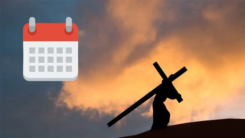 La Semana Santa de este año será del domingo 24 al sábado 30 de marzo. FOTO: Internet