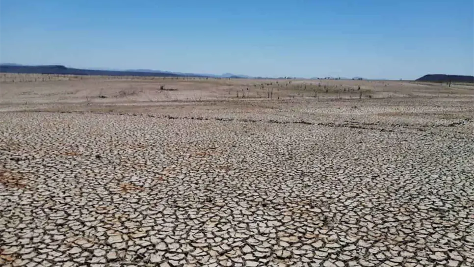 Sinaloa empieza a quedarse sin reservas de agua. | FOTO: Temática.