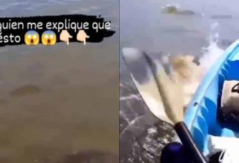 ¿Monstruos? Misteriosas criaturas atacan a hombre en el río Amazonas | VIDEO 