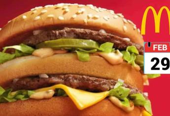 McDonald’s pone hamburguesas a 29 pesos para celebrar el año bisiesto ¿Cuándo y donde?