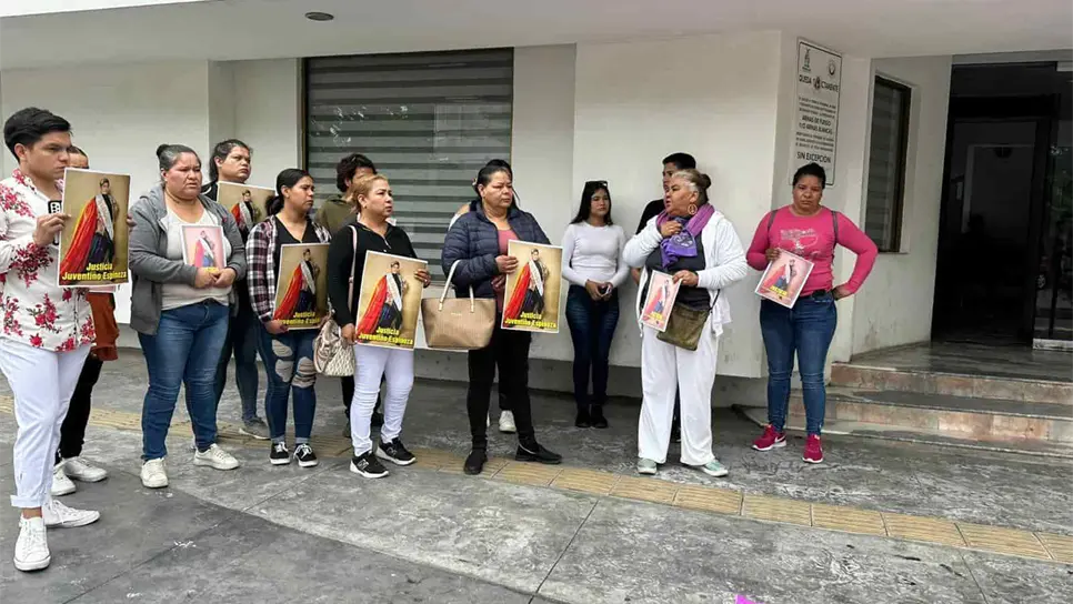 Familia de Juventino acusa que cubren al presunto responsable del crimen. | FOTO: Ernesto Torres.