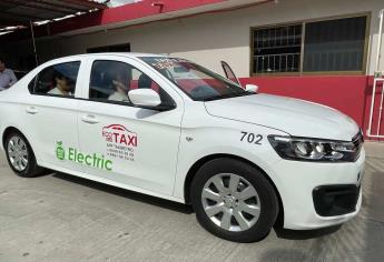 Lanzan en Mazatlán prueba piloto de taxis eléctricos