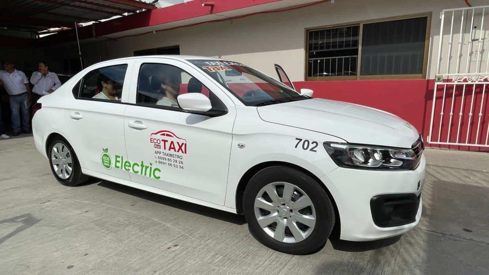 Lanzan en Mazatlán prueba piloto de taxis eléctricos