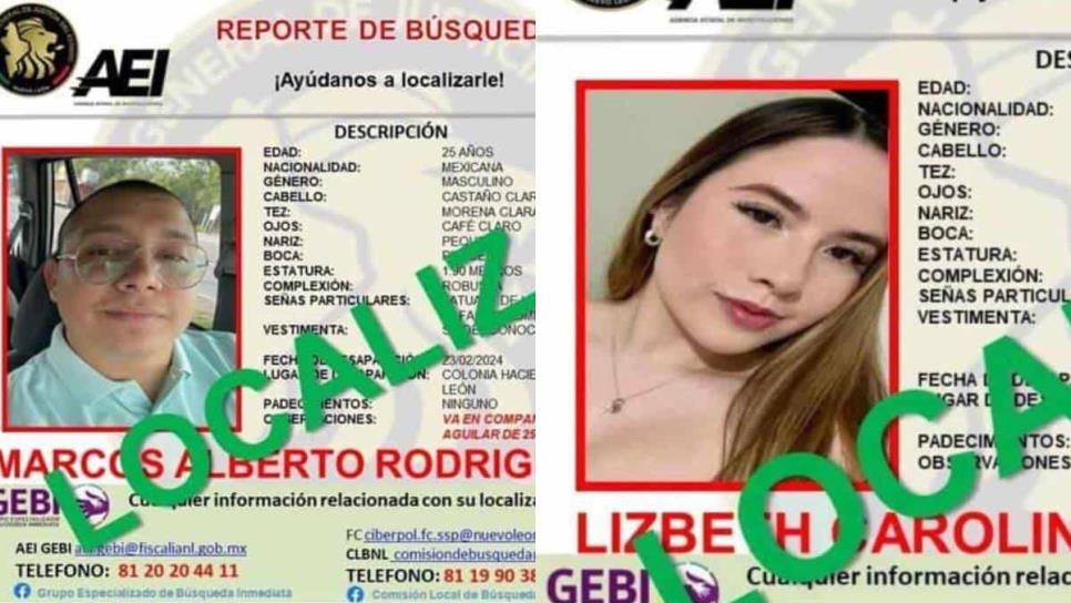 Lizbeth y Marcos no estaban desaparecidos en Mazatlán, tenían el teléfono apagado