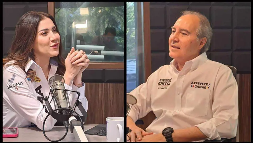 Paloma Sánchez y Eduardo Ortiz.