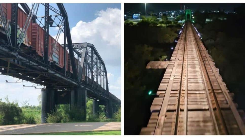 Así se mira el paso por el Puente Negro de Culiacán de noche | VIDEO