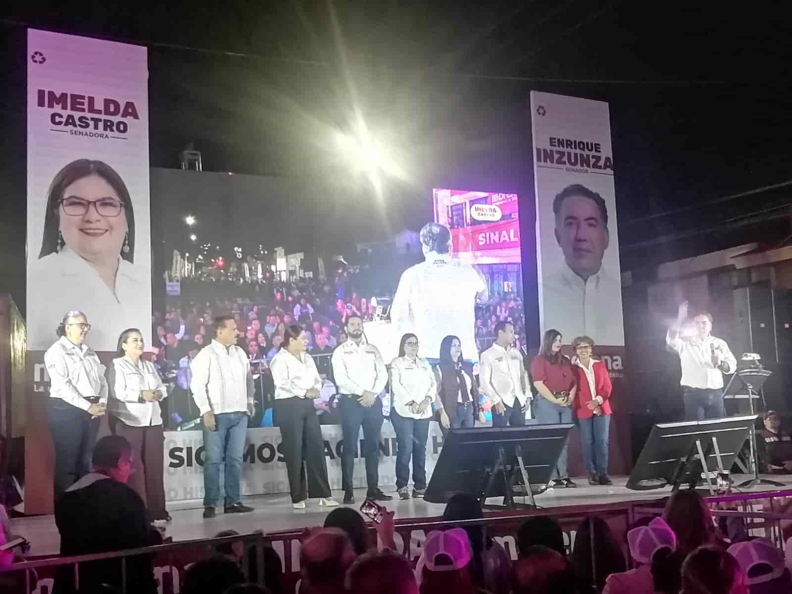 Olegaria Carrasco Macías inicia campaña electoral. | FOTO: Luz Noticias.