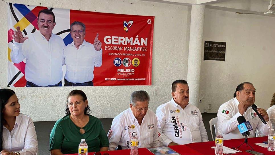 Inicia campaña de Germán Escobar por la diputación federal en el por el Sexto Distrito en Sinaloa