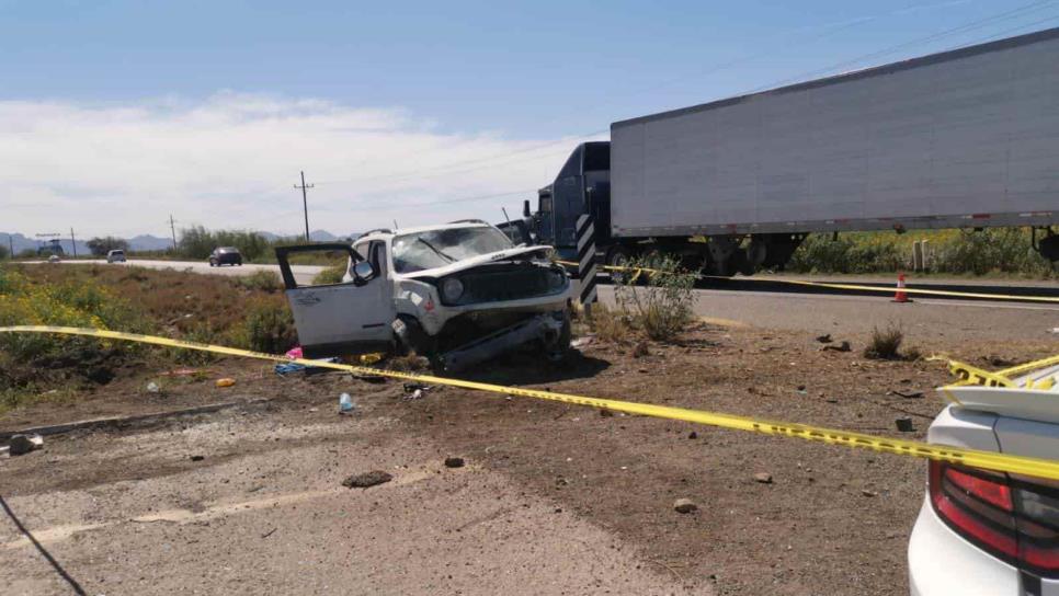 Dos nayaritas se accidentan en El Carrizo Ahome, una murió y otra está grave 