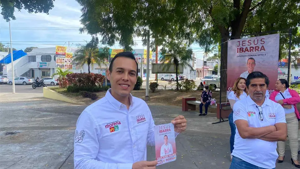 Jesús Ibarra asegura que caminará «más que los otros candidatos». | FOTO: Luz Noticias.