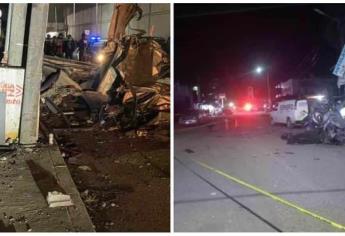 Conductor muere tras chocar contra la barda de un kínder en Eldorado