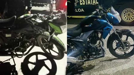 Dos motos robadas fueron recuperadas por Grupo Élite de la PEP en Culiacán 