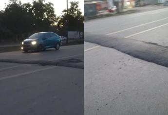 «Se me cayó la mollera», automovilistas se quejan de tope en Olas Altas en Ahome