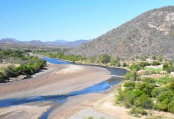 Así de seco se ve el río Fuerte, era uno de los más caudalosos de Sinaloa | FOTOS 