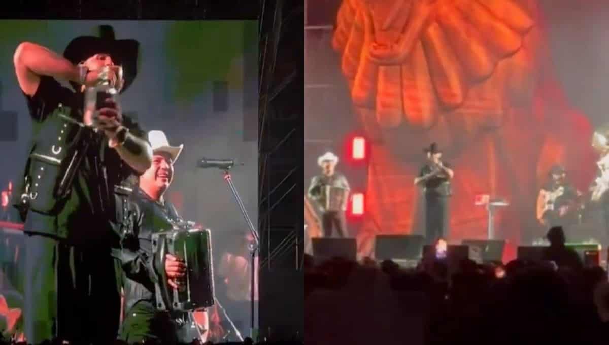 Carín León generó críticas en redes sociales. FOTO: Twitter