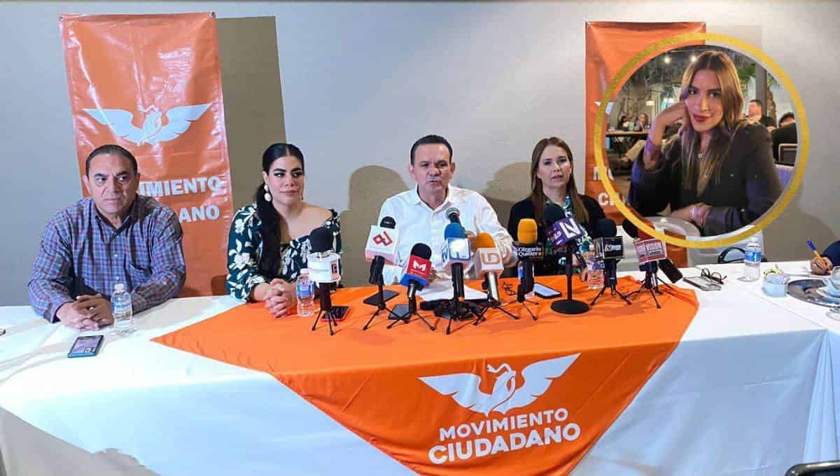Movimiento Ciudadano pidió seguridad para la candidata.