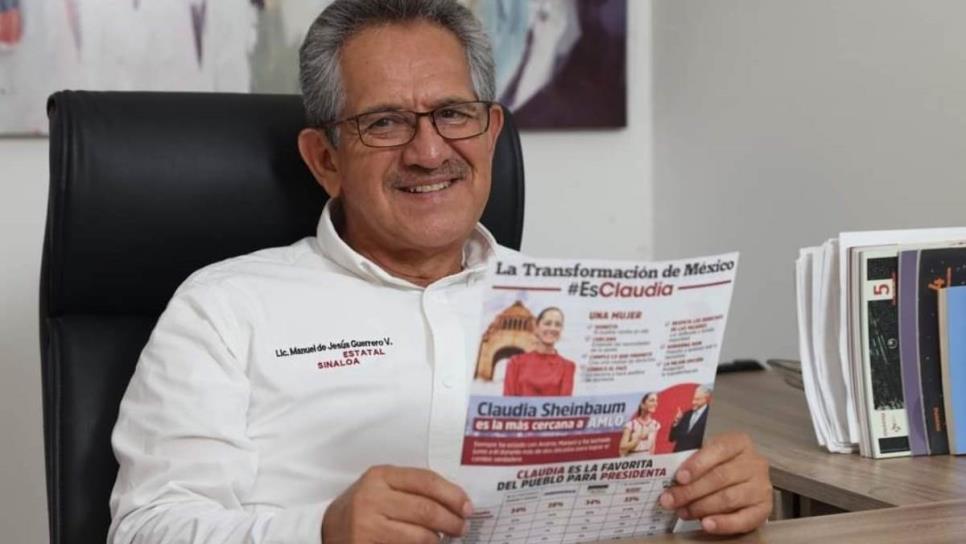El profe Meny Guerrero es el nuevo Dirigente de Morena en Sinaloa
