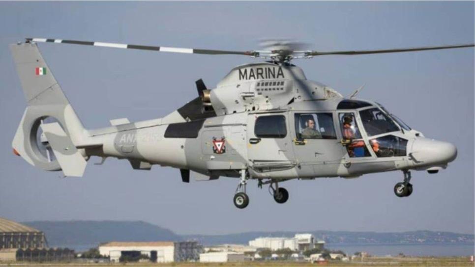 Se desploma helicóptero de la Marina; reportan 3 muertos y 2 desaparecidos