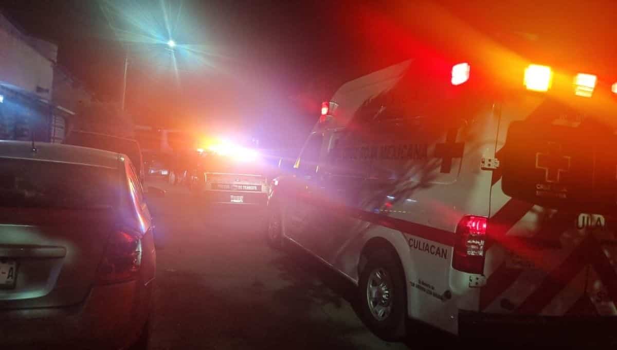 El motociclista fue trasladado al hospital. FOTO: Luz Noticias