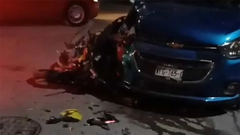 El herido fue trasladado al hospital. FOTO: Cortesía