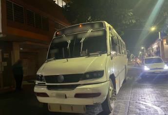 Detienen a chofer de camión urbano en Culiacán por acosar sexualmente a una joven