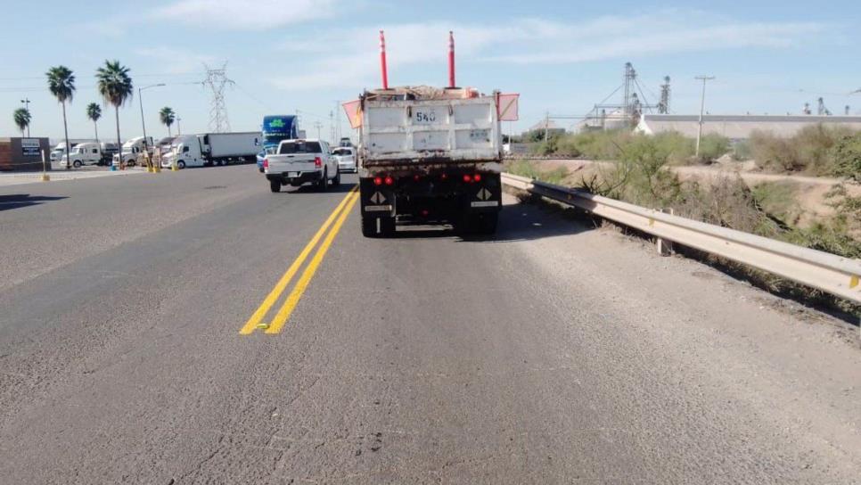 Instalarán barreras metálicas en la «Carretera de la Muerte» en Los Mochis; buscan evitar canalazos