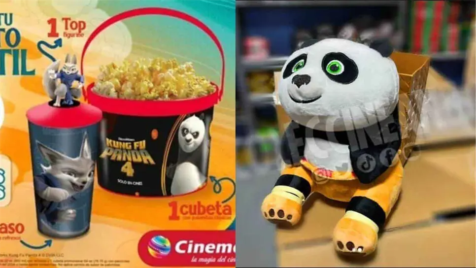 El preestreno de Kung Fu Panda 4 fue el 9 de marzo. FOTO: Cinemex / Coleccineando en Instagram