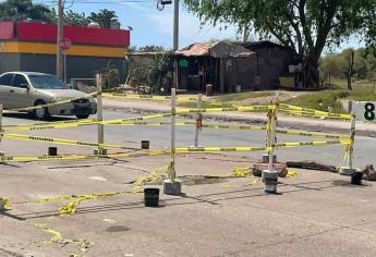 Protección Civil acordona puente a punto de colapsar en el sector Buenavista, en Los Mochis