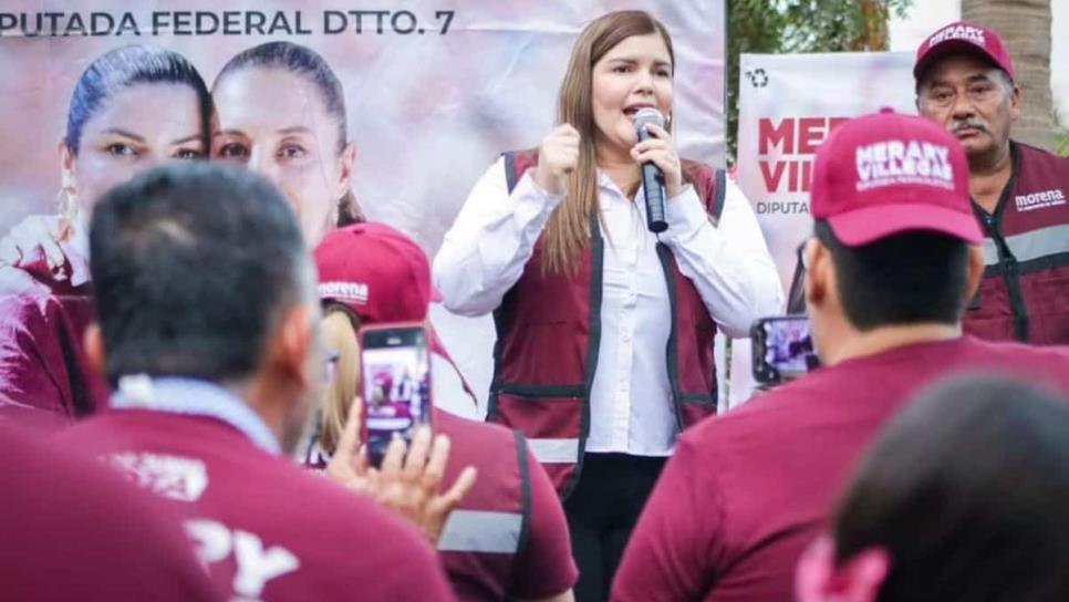 Merary Villegas afirma que Morena volverá a ganar, pues el Distrito 07 está bien atendido
