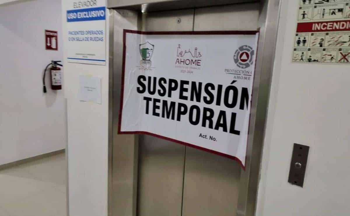 Clausuran elevador tras accidente en clínica privada de Los Mochis