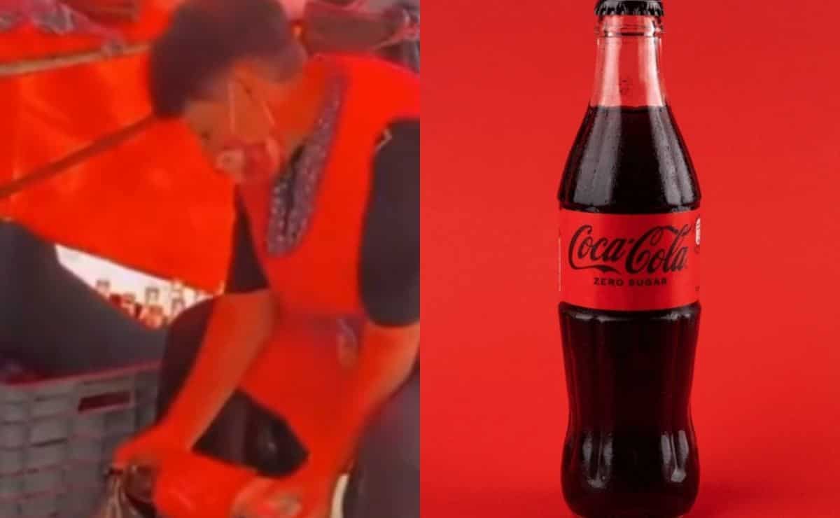 Captan a vendedor rellenando botellas de Coca Cola con otro refresco | VIDEO 