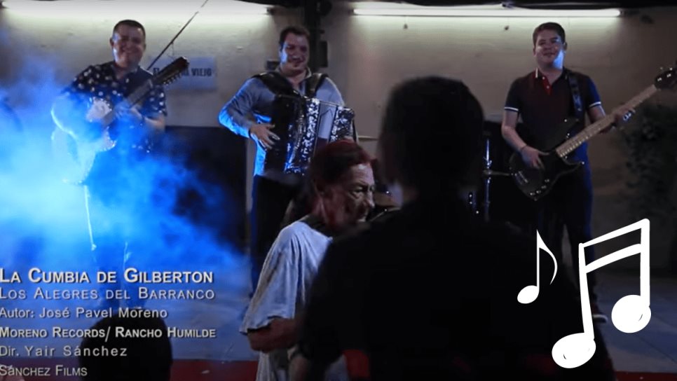 Hasta cumbia tenía «La Gilbertona»; así la tocan Los Alegres del Barranco | VIDEO