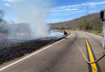 Controlan incendio en al sierra de Concordia causado por el sereno nocturno