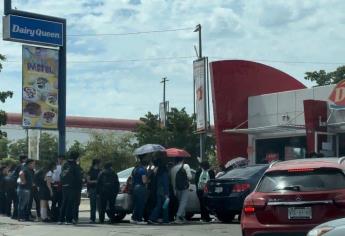 ¡Día del cono gratis! Culiacanenses hacen largas filas en Dairy Queen 