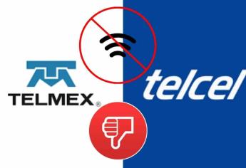 ¿Sin señal en el celular? Telcel y Telmex reportan fallas en su red