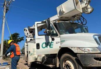 Habitantes de 13 comunidades en Choix se quedarán sin luz y agua por dos días