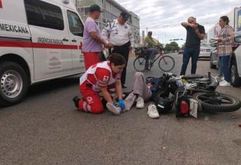 Conductor se pasa un alto y embiste a estudiante de Cobaes en Los Mochis