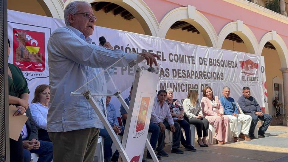 Instalan Comité de Búsqueda de Desaparecidos en El Fuerte, reportan a 90 desaparecidos en ese municipio 