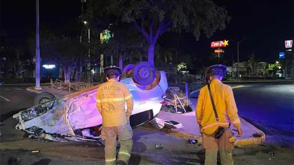 Ambos accidentes fueron casi simultáneos. FOTO: Cortesía
