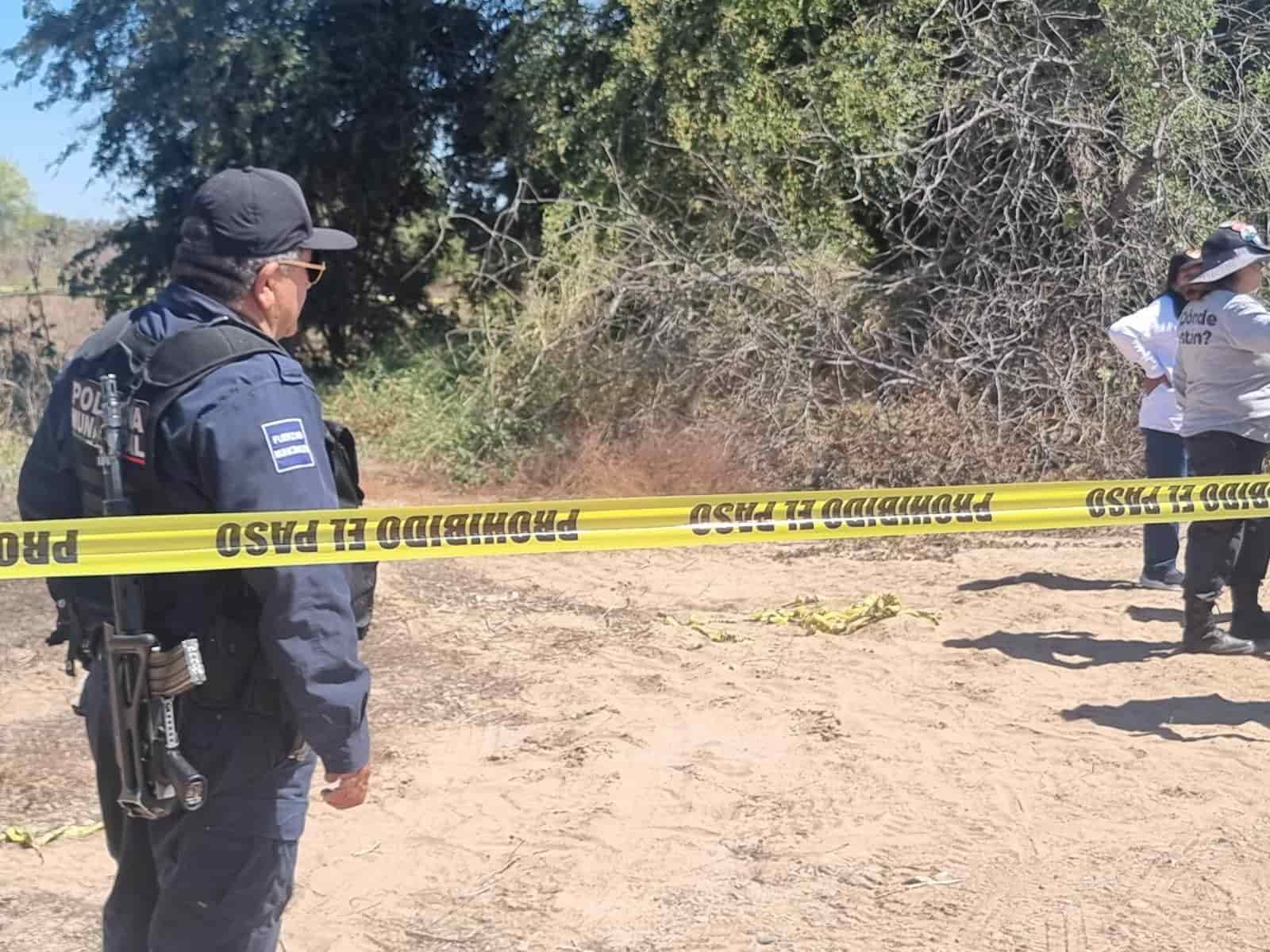 Localizan osamenta en la cercanía del residencial Álamo Grande en Culiacán. | FOTO: Luz Noticias.