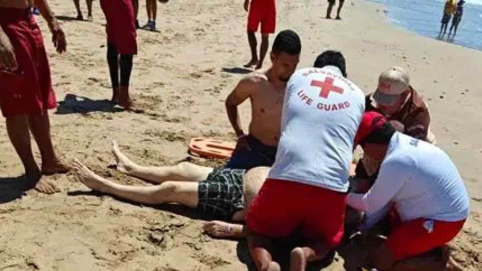 Un hombre muere tras ser recatado de playas de Mazatlán 