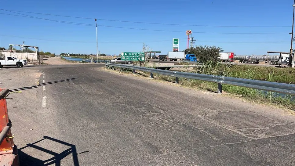 Tras los innumerables accidentes por fin colocaron una barra de preventiva.