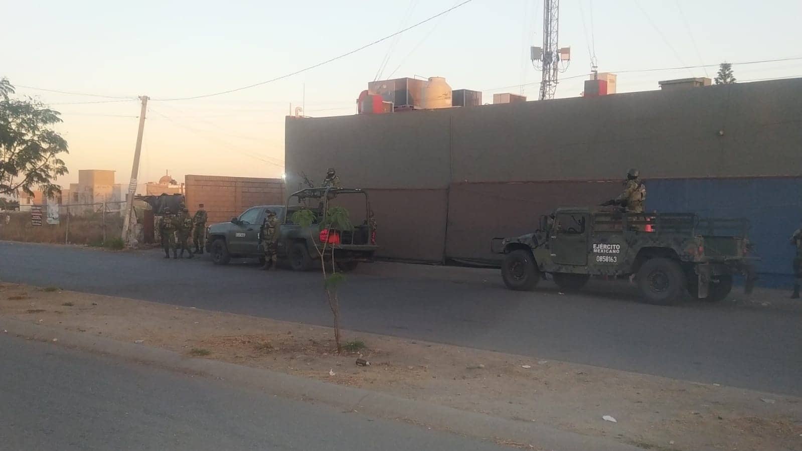 Los operativos militares en Culiacán.