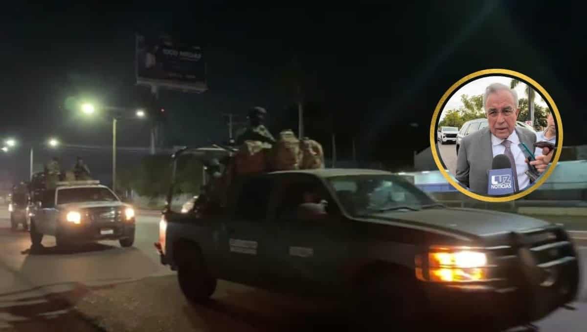 Los militares que llegaron a Culiacán.