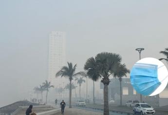 Recomiendan uso de cubrebocas por humo de incendio en el Basurón de Mazatlán