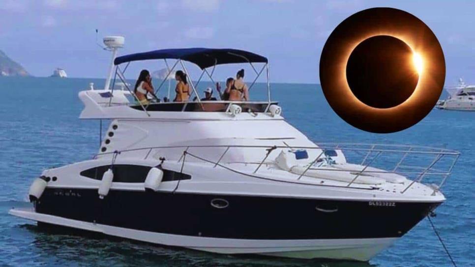Esto cuesta ver Eclipse Solar desde un yate en Mazatlán
