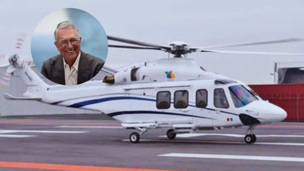 Así es el helicóptero del «Tío Richie» en el que llega a su trabajo